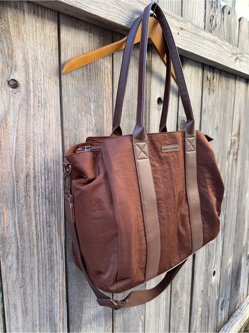 Poppy & Peonies Daily Tote Espresso